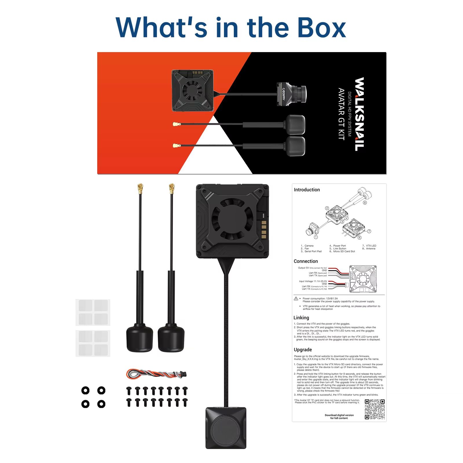 Fpv Drone Kit - Комплект Caddx Walksnail Avatar GT |