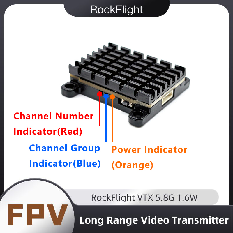RockFlight TX663 VTX 5.8G 48CH – обзор и цена Fpv Drone Receiver