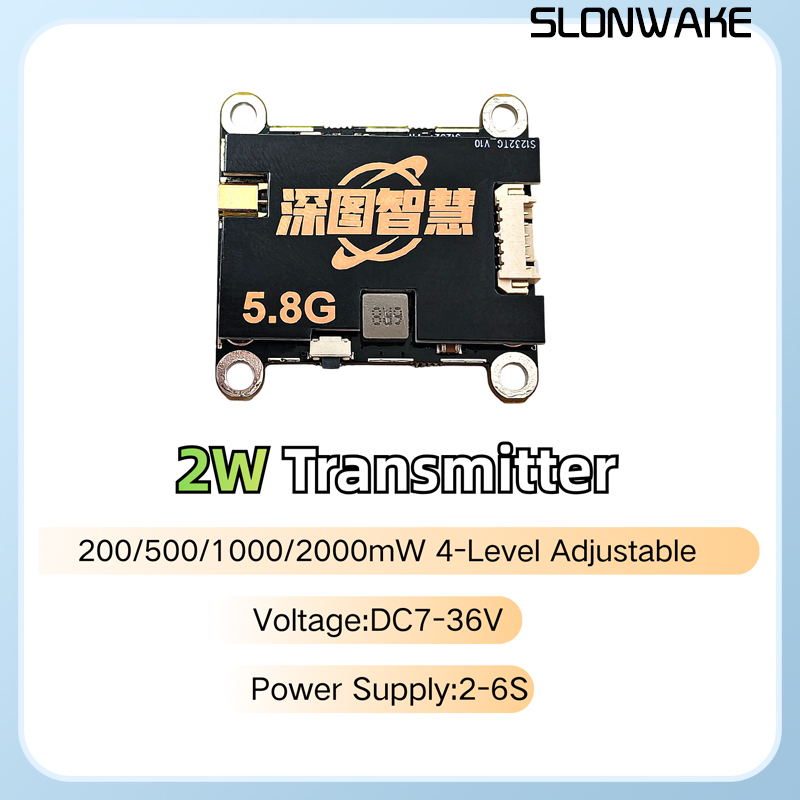 SLONWAKE 5.8G 56CH 2W передатч – обзор и цена Fpv Drone Receiver